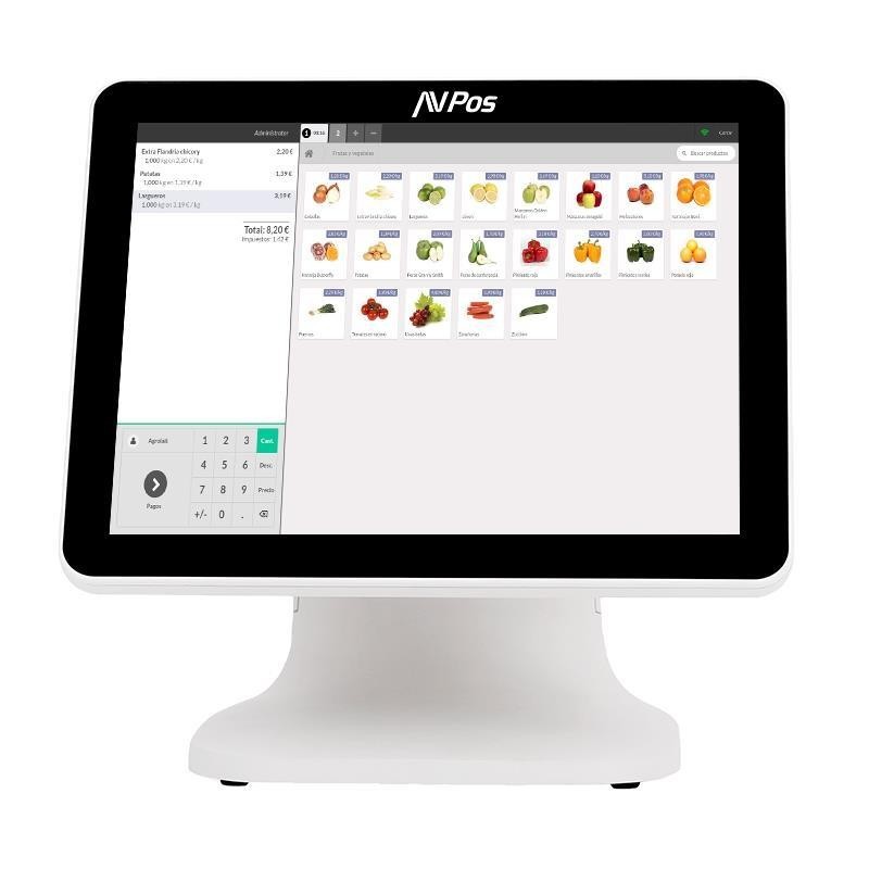 TPV AVPOS K5000 15 ALUMINIO...