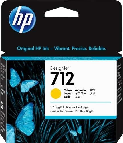 TINTA HP 712 3ED69A YELLOW